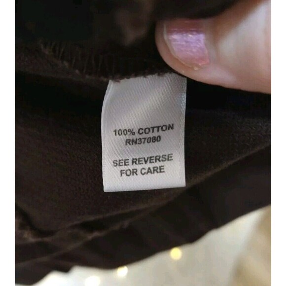 CATO WOMANS XL DARK BROWN SOFT 2 BUTTON JEAN JACKET BLAZER STYLE ACADEMIA CHIC - Picture 7 of 12